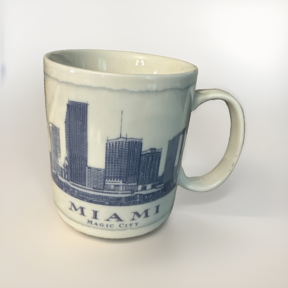 Starbucks New York City The Big Apple 18 Oz Coffee Mug 2007 Architecture Series